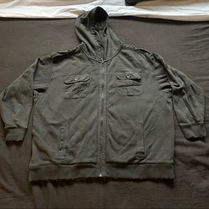 Calvin Klein military hoodie jacket